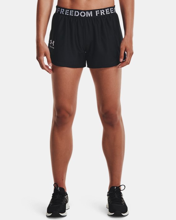 Women's UA Freedom Play Up Shorts, Black, pdpMainDesktop image number 0